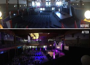 Gala Production Before after
